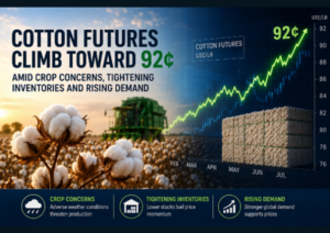Cotton Futures Climb